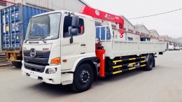 Xe tải gắn cẩu tự hành 5 tấn [giá xe tải gắn cẩu 5 tấn 2023]